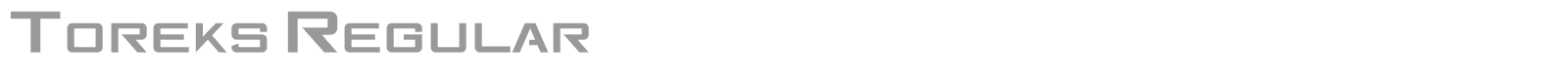 Toreks font preview